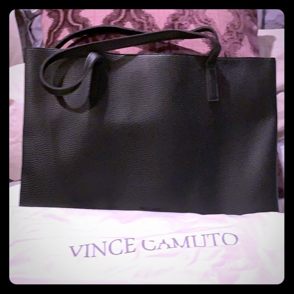 Leather tote